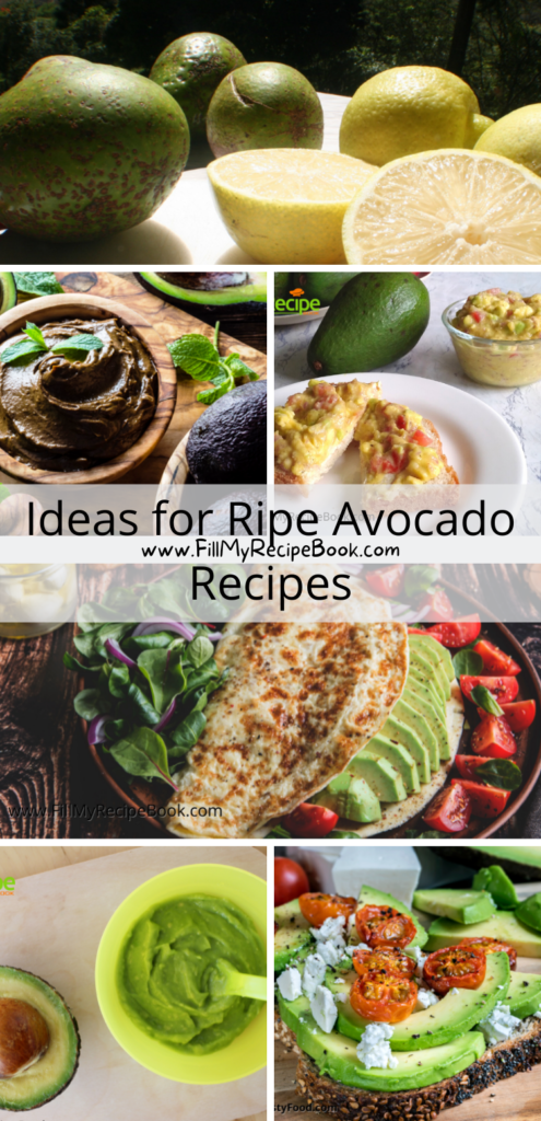 Ideas for Ripe Avocado Recipes
