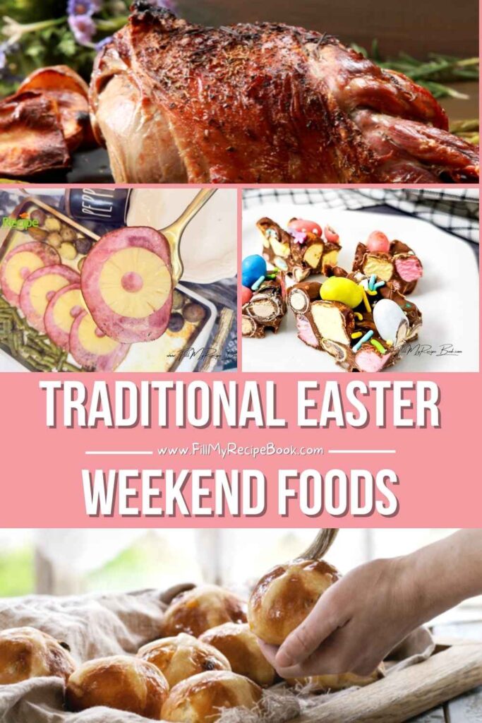 Explore traditional Easter weekend foods, from classic meals and vegetable sides to popular Easter treats and chocolates enjoyed all weekend long.