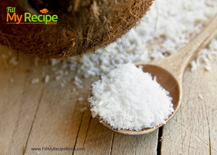 desiccated coconut