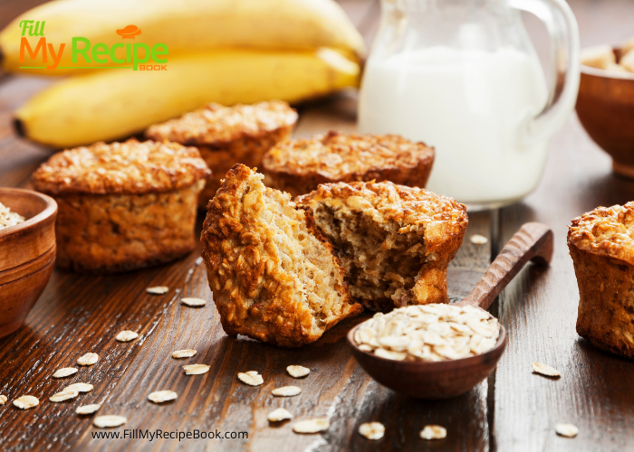 Scrumptious Banana Oat & Honey Muffins recipe that are sugar free and healthy. Muffin toppings with coconut oil, cinnamon are so delicious.