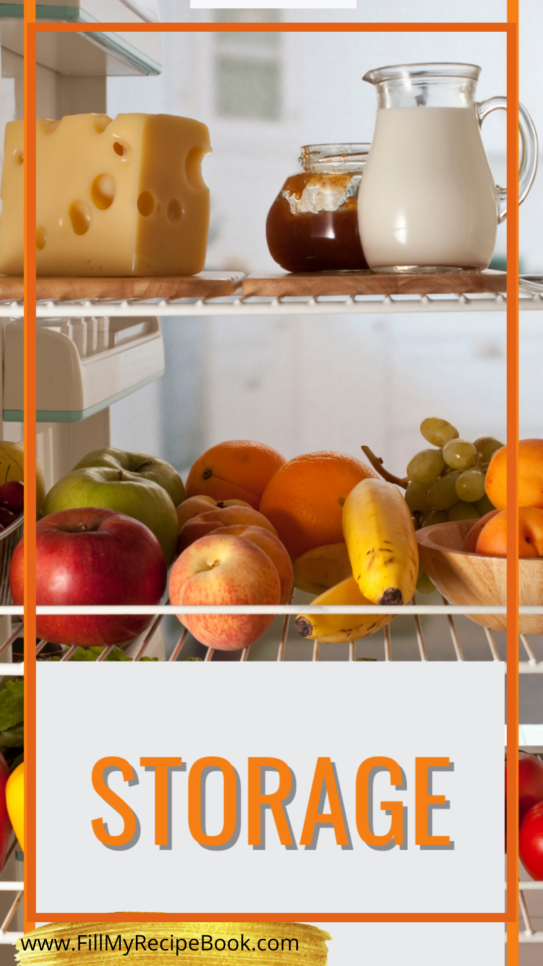 Storage Ideas and Recipes - Fill My Recipe Book