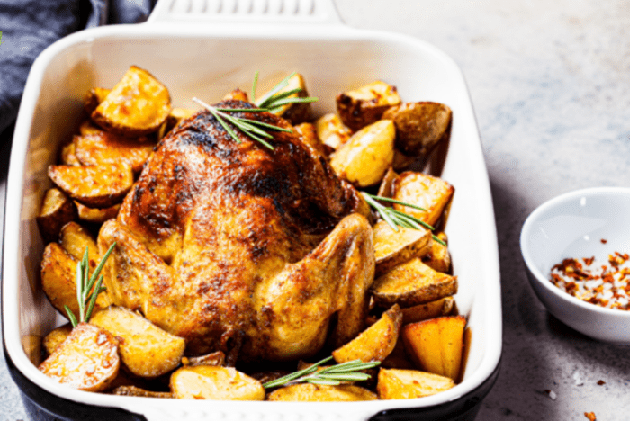 Sunday Roasted Chicken and Potato’s