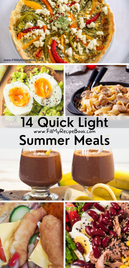 14 Quick Light Summer Meals
