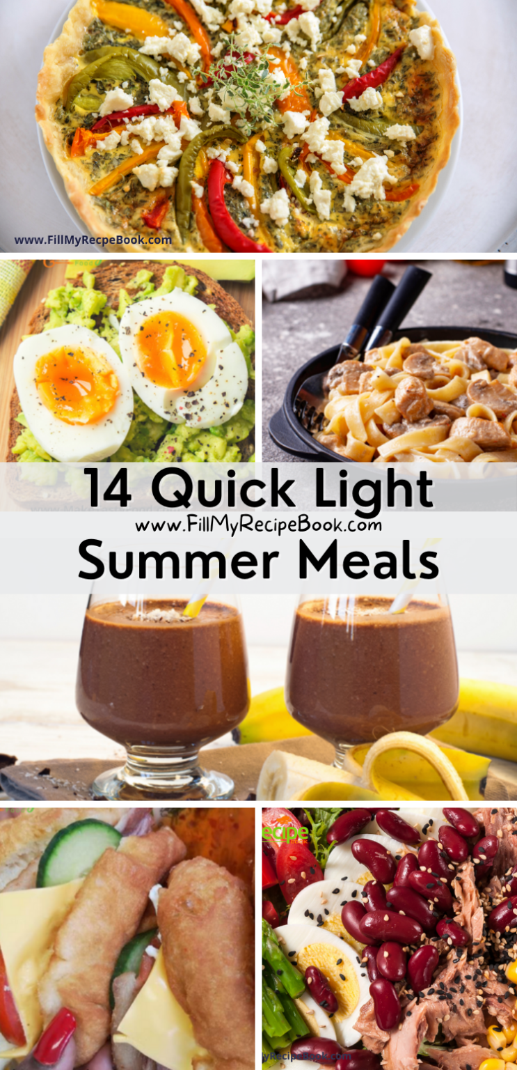 14 Quick Light Summer Meals Fill My Recipe Book