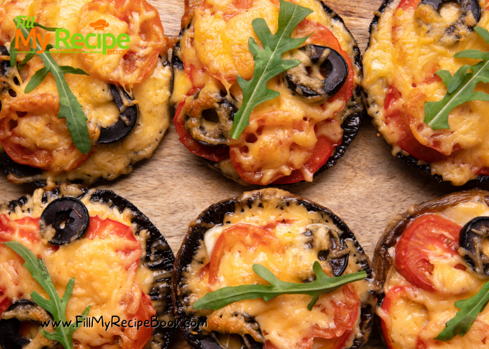 Easy Stuffed Portabella Pizza