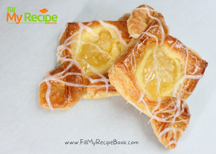 Easy and the best Lemon Cream Cheese Danish Breakfast or dessert recipe. A puff pastry bake filling with lemon cream cheese or lemon curd.