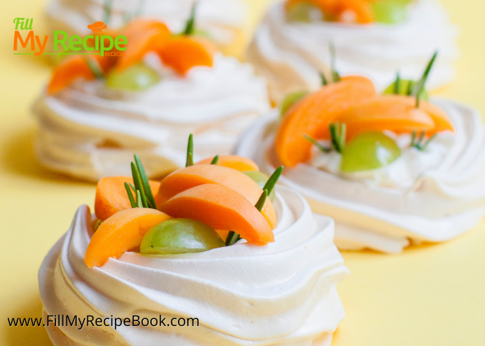 Mini Peaches and Cream Pavlova Recipe