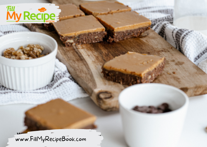 Peanut and Caramel Brownies for tea idea for mother's day treat