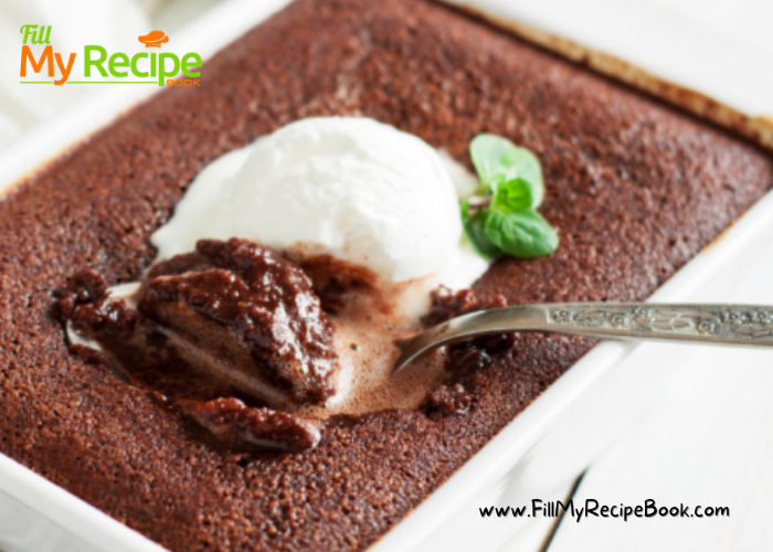 Self Saucing Chocolate Pudding