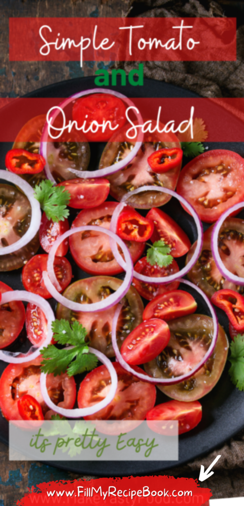Simple Tomato and onion salad