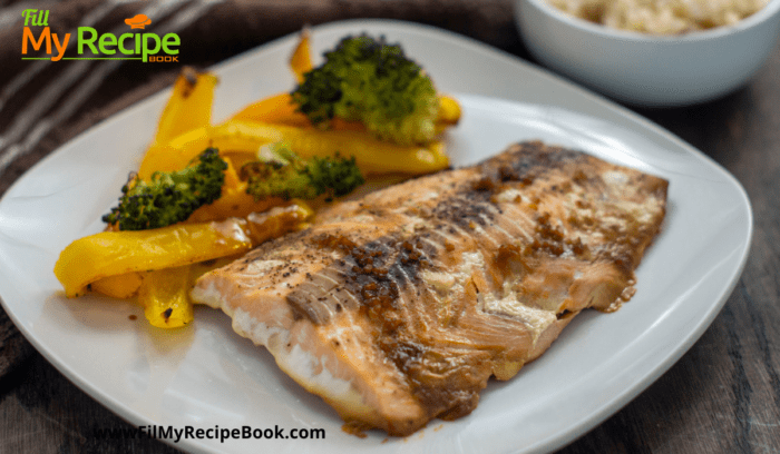 Soy and Molasses Glazed Baked Salmon easily bake a few fillets in the oven for a dinner party
