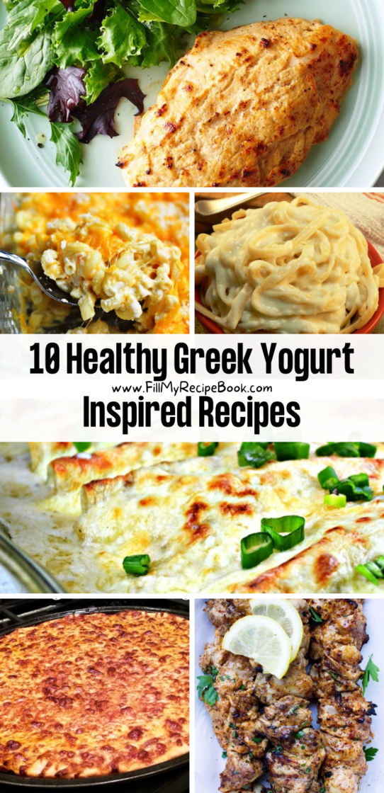 10 Healthy Greek Yogurt Inspired Recipes - Fill My Recipe Book