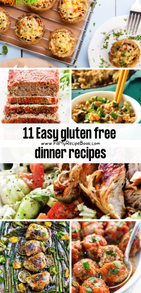 11 Easy Gluten Free Dinner Recipes - Fill My Recipe Book