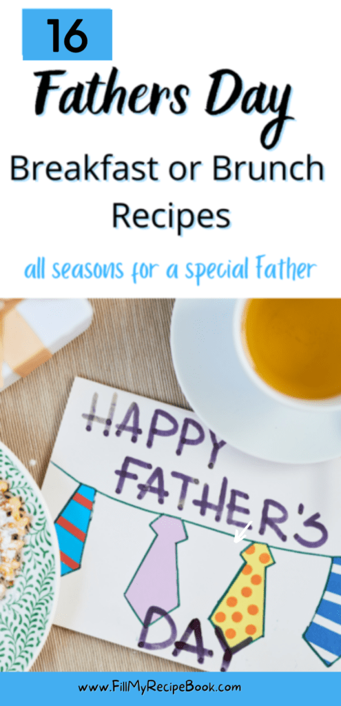 16 Fathers Day Breakfast or Brunch Recipes