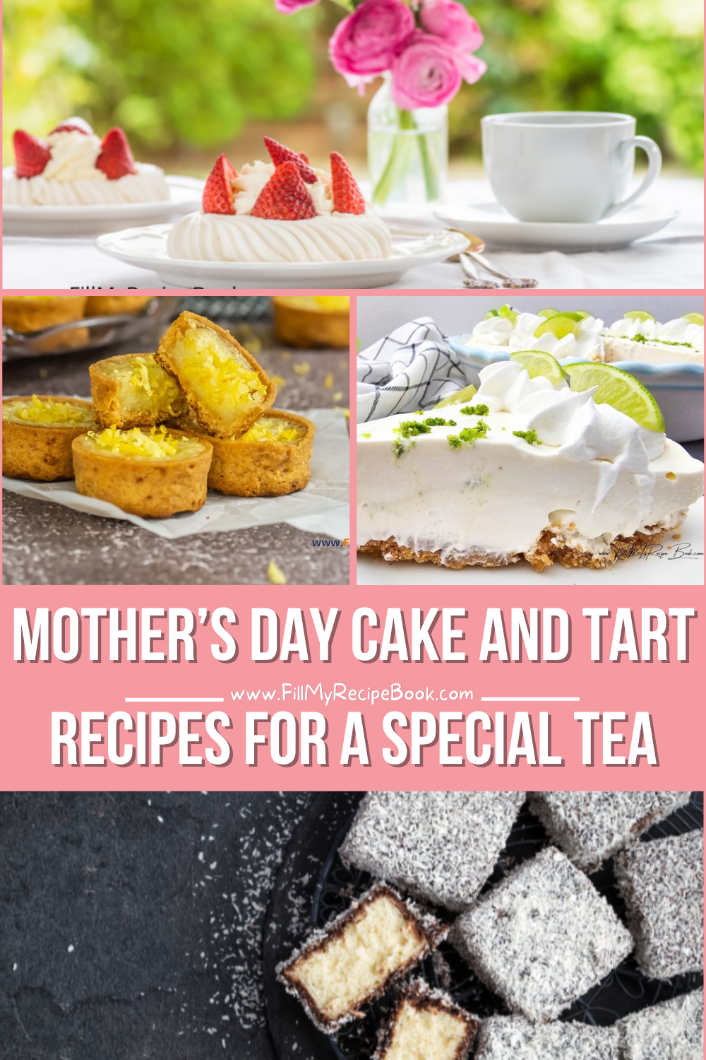 Mother’s Day cake and tart recipes for a special tea, including an Earl Grey cheesecake, fruity tart ideas, and easy desserts to make at home.