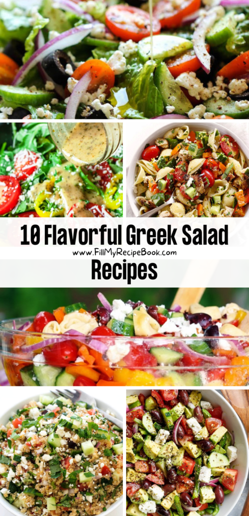 10 Flavorful Greek Salad Recipes - Fill My Recipe Book