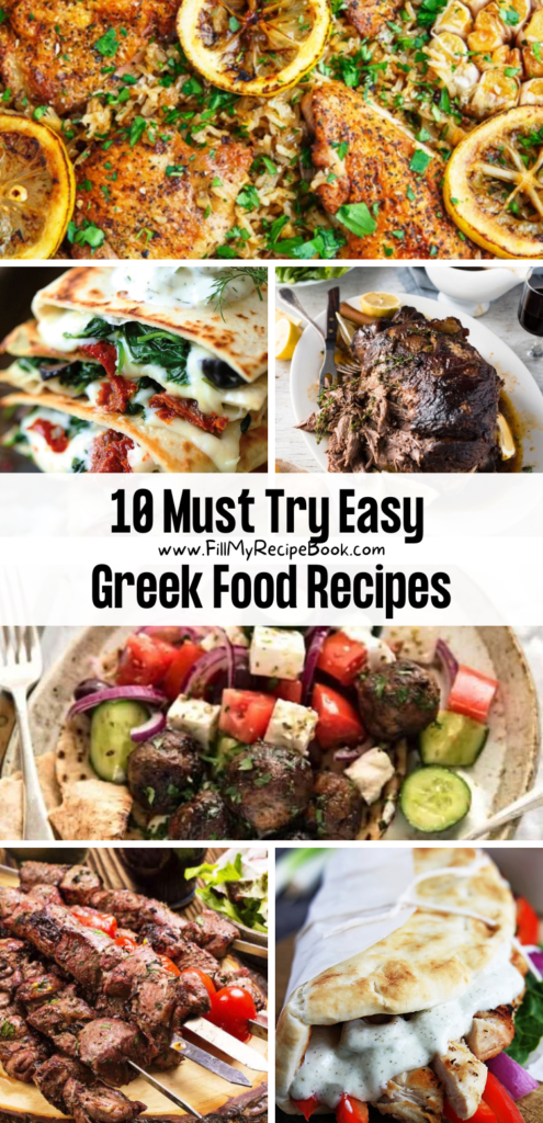 10 Must Try Easy Greek Food Recipes