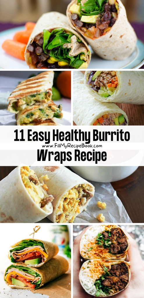 11 Easy Healthy Burrito Wraps Recipe