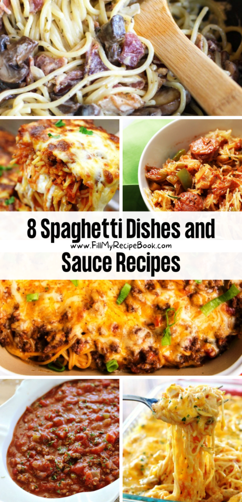 8 Spaghetti Dishes and Sauce Recipes