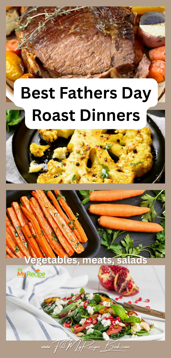 The Best Fathers Day Roast Dinners recipe Ideas. Easy homemade healthy meals with meats, vegetables and gravies on a Sunday.