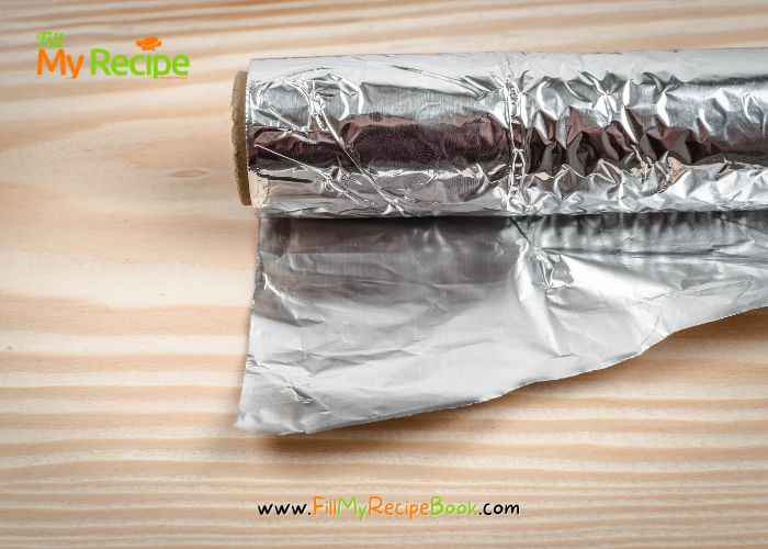 Foiled Sweet Potato on Coals or barbecue recipe. Easy warm side dish for a braai on coals that is wrapped in foil and cooked with your meats.