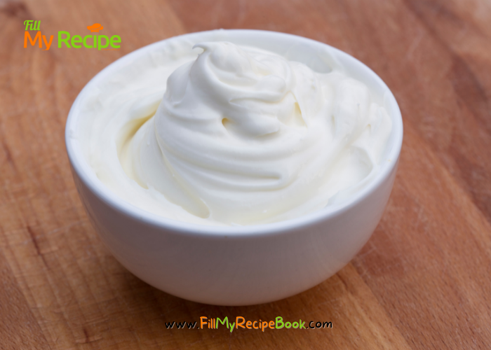 thick cream to mix with the cooked mashed apples for the tartlet