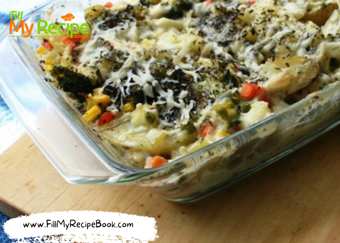 The Tasty Vegetable Dish recipe baked with your favorite vegetables you can add potato and bake in a Pyrex casserole makes the tastiest meal.