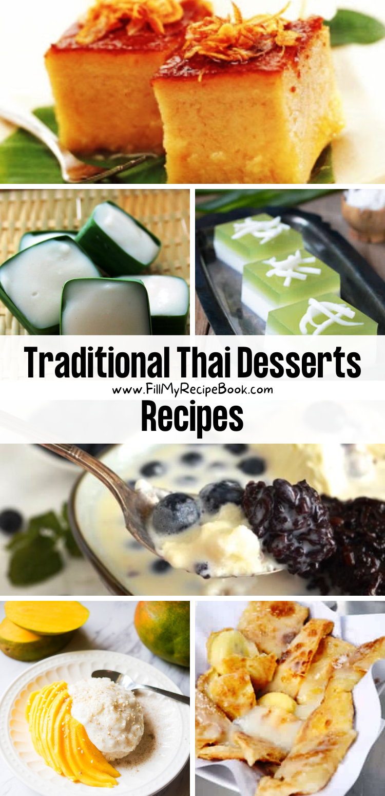 Traditional Thai Desserts Recipes