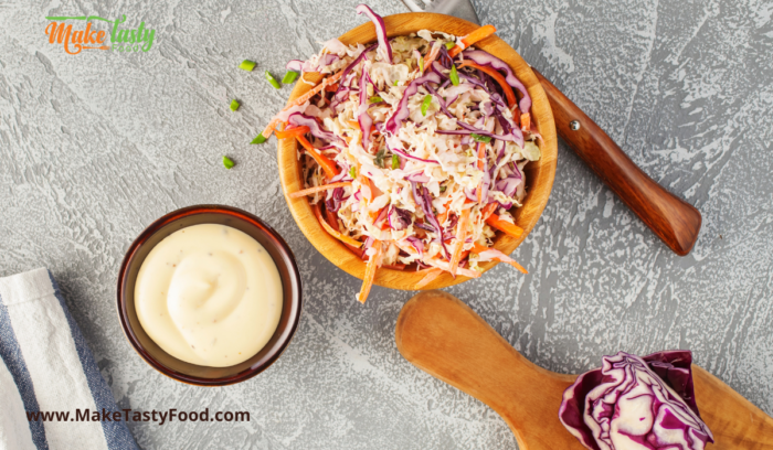 Crunchy Coleslaw Salad to add to the salads for the holidays. An easy salad for Christmas lunch with some roasted meats, served cold.