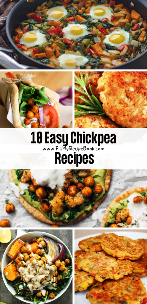 10 Easy Chickpea Recipes - Fill My Recipe Book