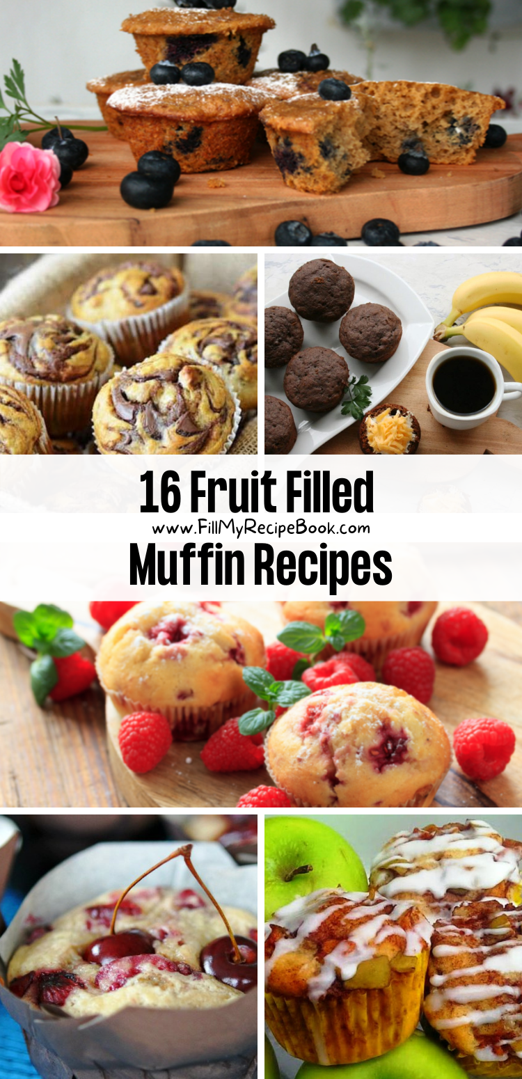 16 Fruit Filled Muffin Recipes
