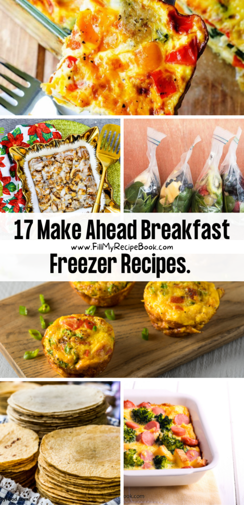 17 Make Ahead Breakfast Freezer Recipes