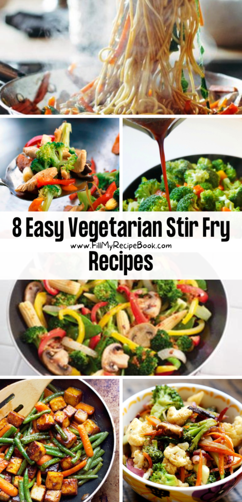 8 Easy Vegetarian Stir Fry Recipes - Fill My Recipe Book