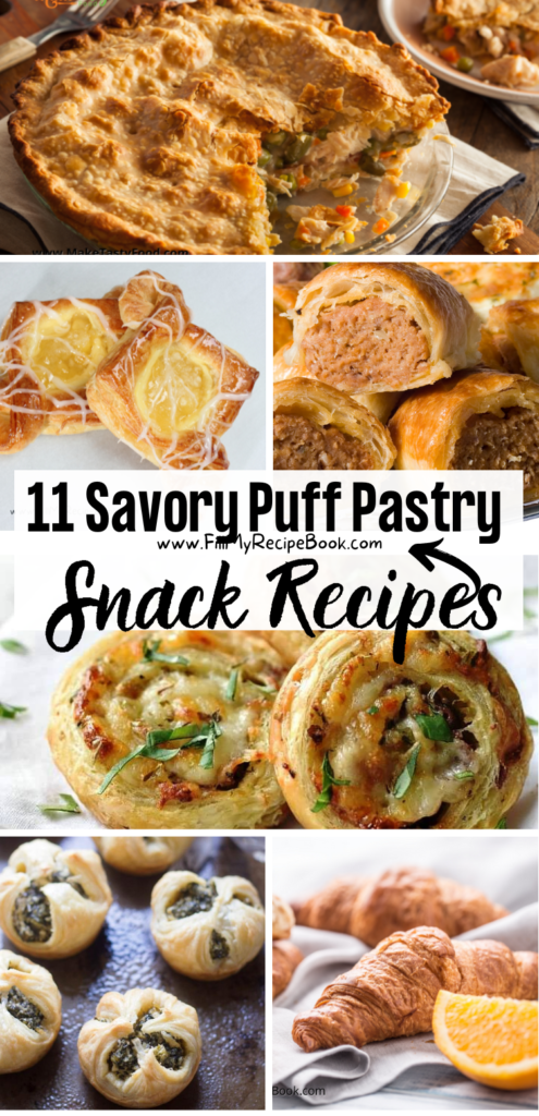 11 savory puff pastry snack recipes 