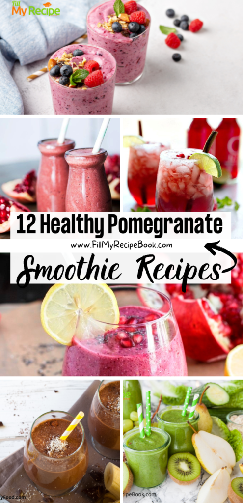 12 Healthy Pomegranate Smoothie Recipes