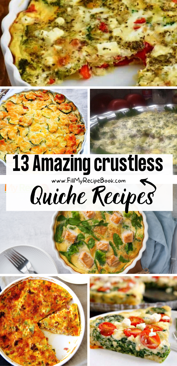 13 Amazing Crustless Quiche Recipes - Fill My Recipe Book