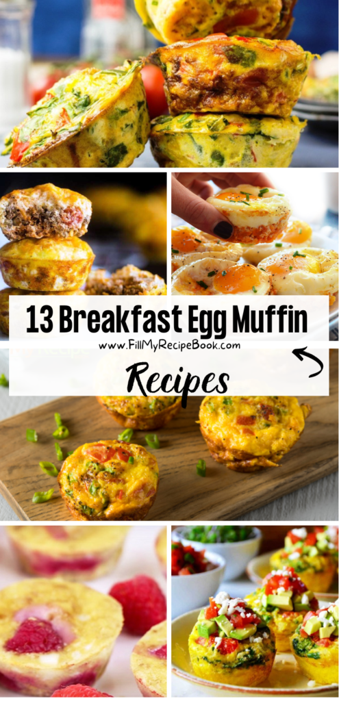 13 Breakfast Egg Muffin Recipes - Fill My Recipe Book