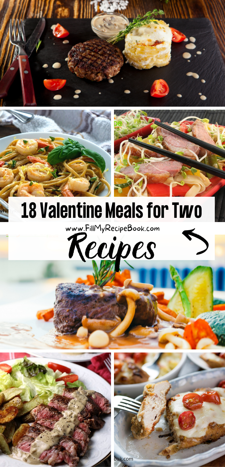 18 Valentine Meals for Two - Fill My Recipe Book