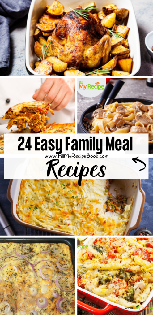 24 Easy Family Meal Recipes