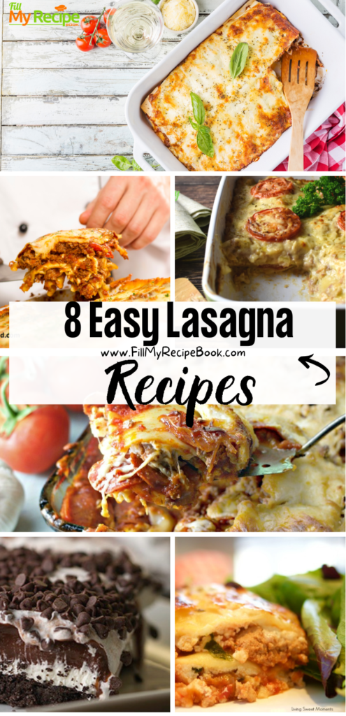 8 Easy Lasagna Recipes
