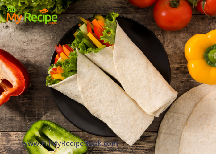 Easy Vegetarian Tortilla Wrap Recipe