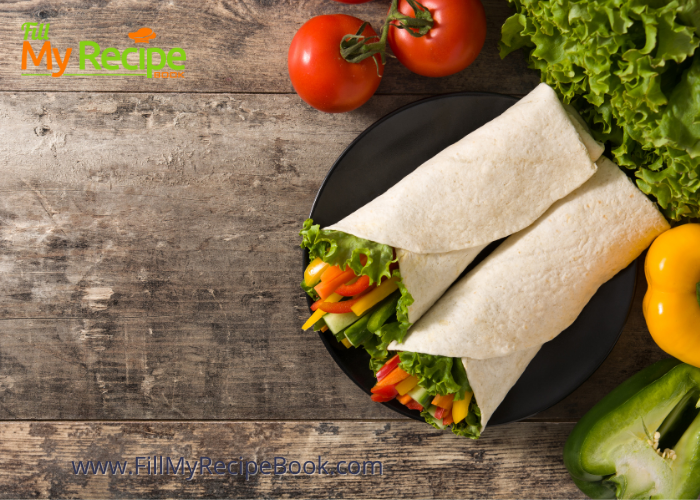 Easy Vegetarian Tortilla Wrap Recipe