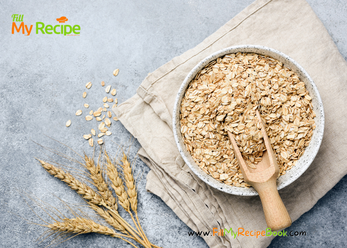 rolled oats, How to Cook Basic Oat Breakfast recipe on the stove top in just a few minutes. Rolled oats blended retain their oils, a healthy choice.