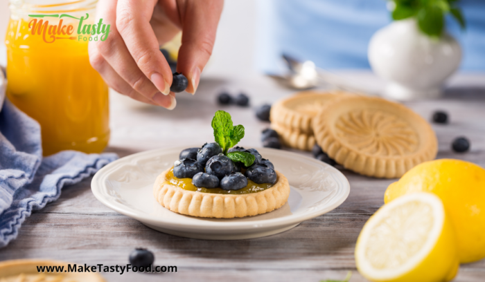 Lemon Curd & Blueberry Tartlets