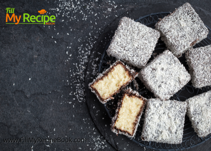 Mini Chocolate Coated Lamingtons