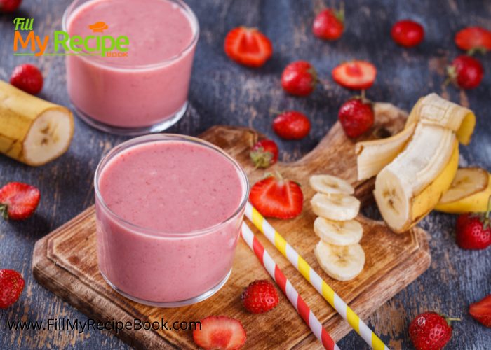 Strawberry Banana Smoothie for Anemia