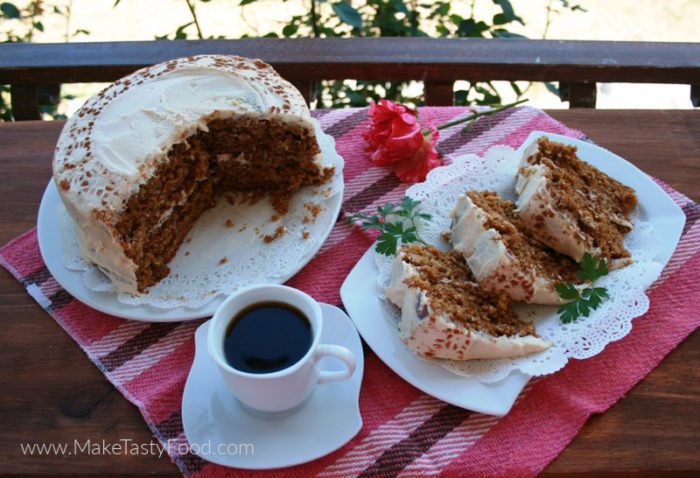 Tasty Moist Carrot Cake