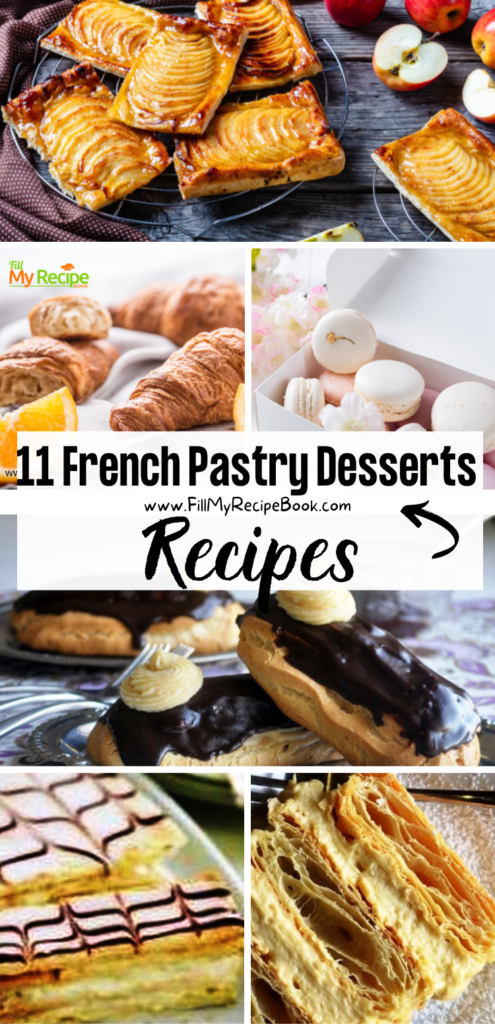 11 French Pastry Desserts Recipes