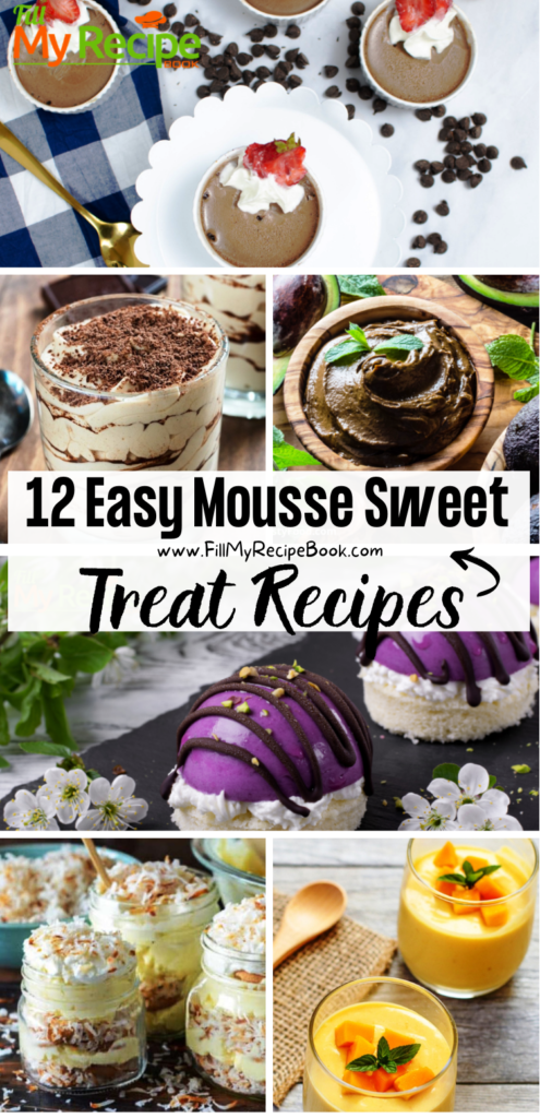 12 Easy Mousse Sweet Treat Recipes