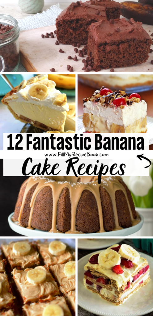 12 Fantastic Banana Cake Recipes